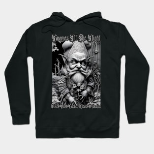 Gnomes Of The Night...After Dark Garden Oasis Mischief (Version 3) Hoodie